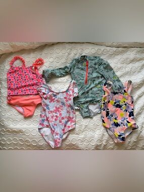 Girls' 3T Mixed Swimsuit Set